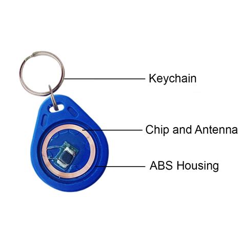 blue generic rfid key fob|rfid access control id key.